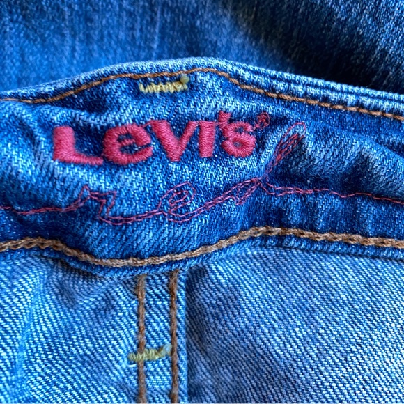 Levis Red Collection Mens Slim Straight Jeans 38x32 Distressed Denim Limited Ed - Picture 9 of 14